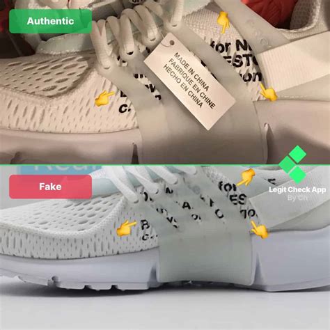 nike off white white presto real vs fake|Understanding Off.